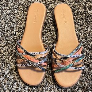 Madewell crisscross slide sandals